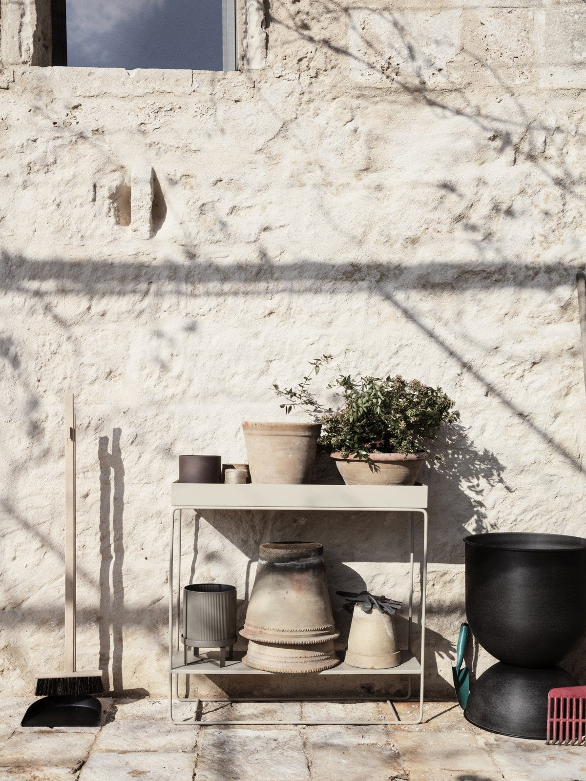 Jardinière Plant Box à 2 niveaux - Ferm Living-Beige-The Woods Gallery