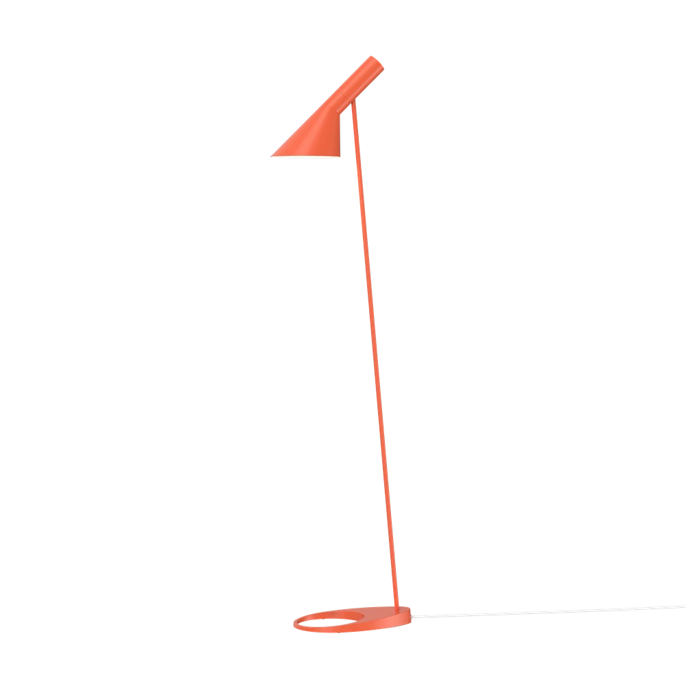 Lampadaire AJ - Louis Poulsen-Orange électrique-The Woods Gallery