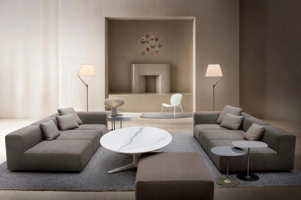 Lampadaire Angelo Stone de Philippe Starck - Kartell-Champagne-The Woods Gallery