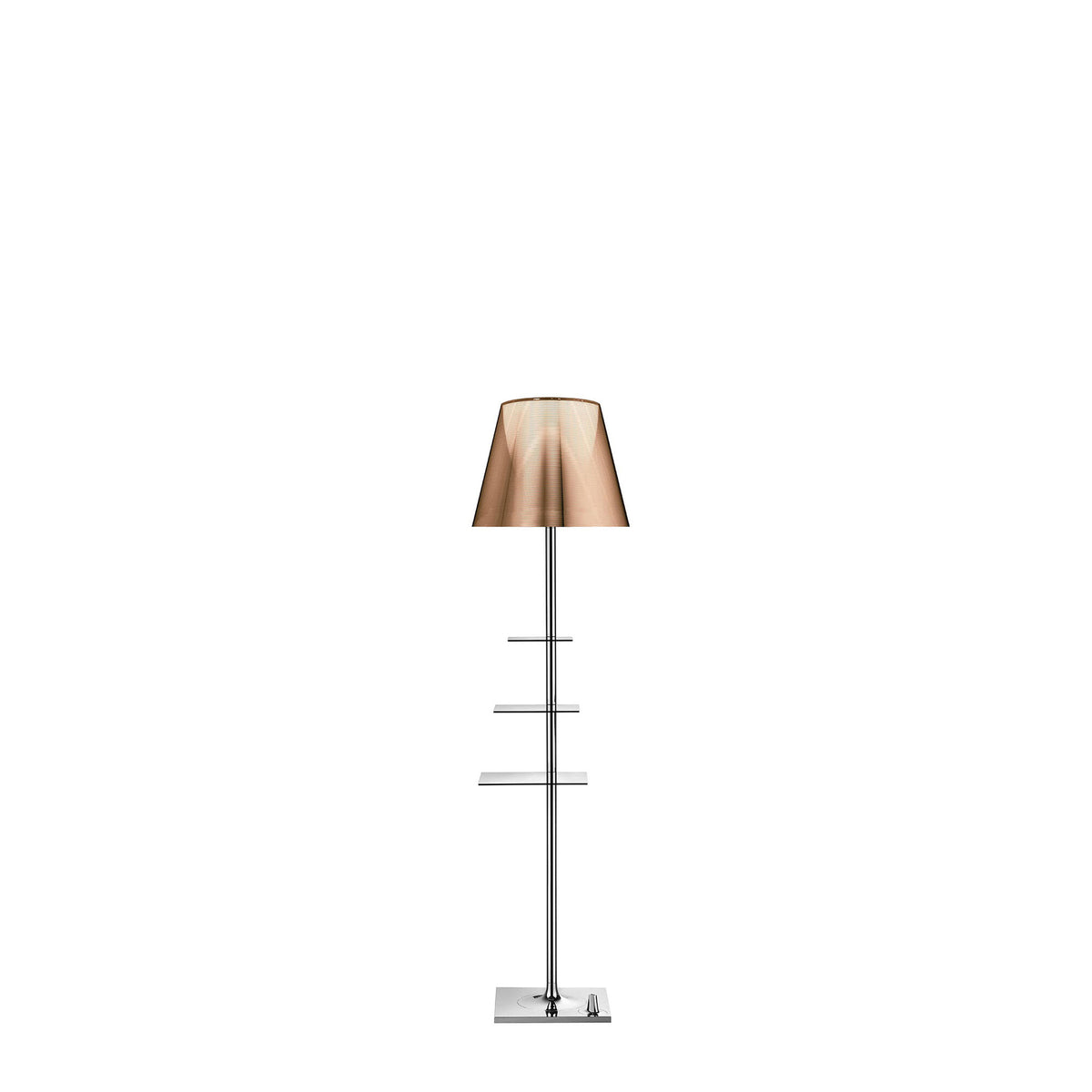 Lampadaire Bibliothèque Nationale de Philippe Starck - Flos-Chrome et bronze-Sans ampoule-The Woods Gallery