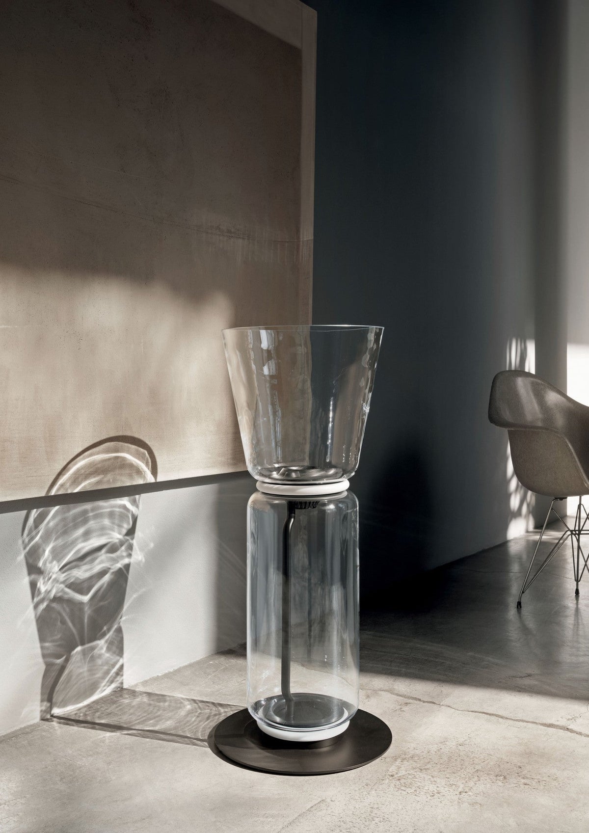 Lampadaire Noctambule Cône et Cylindre de Konstantin Grcic - Flos-Cône H 91 cm-The Woods Gallery