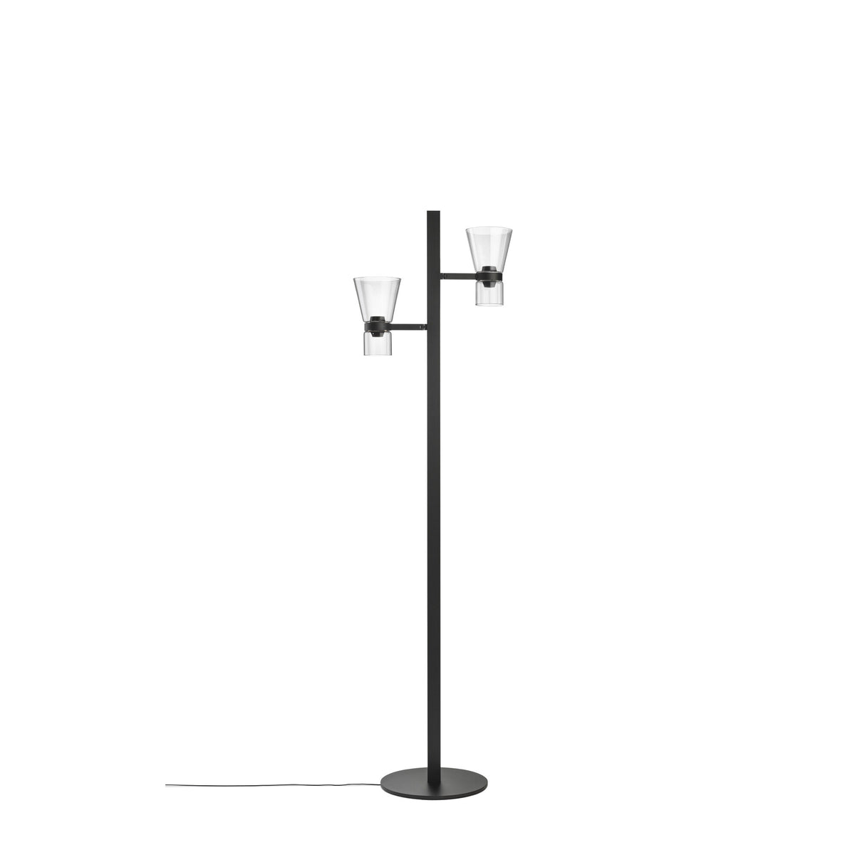 Lampadaire Nocturne de Konstantin Grcic - Flos-Cône large, noir-The Woods Gallery