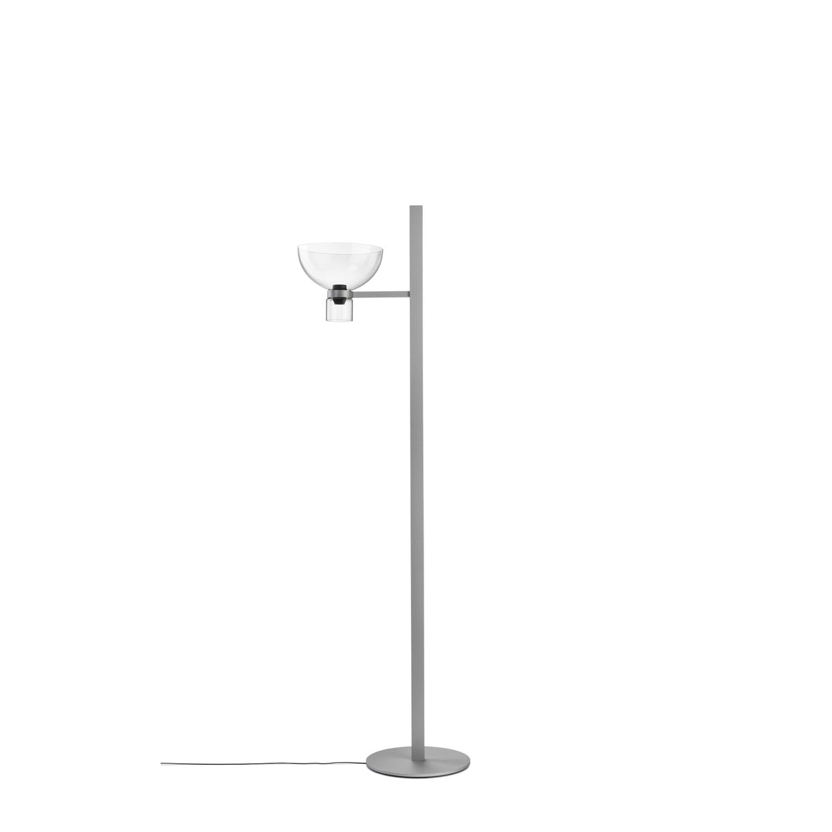 Lampadaire Nocturne de Konstantin Grcic - Flos-Coupe, argent-The Woods Gallery