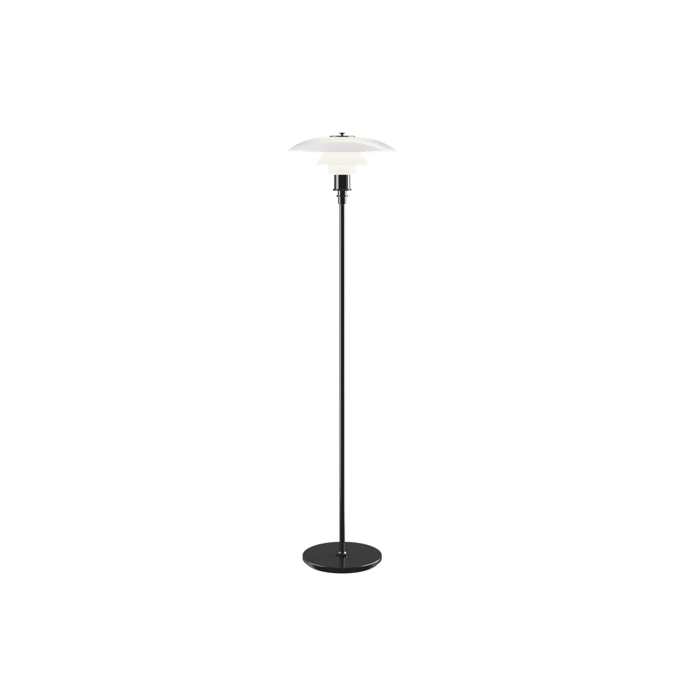 Lampadaire PH 3½-2½ - Louis Poulsen-Noir-The Woods Gallery