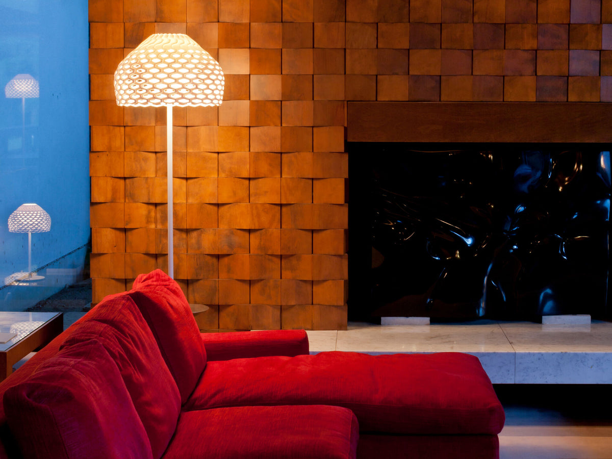 Lampadaire Tatou F de Patricia Urquiola - Flos-Blanc-The Woods Gallery