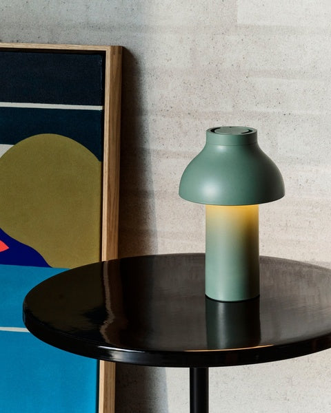 Lampe PC Portable de Pierre Charpin - Hay-Bleu-The Woods Gallery