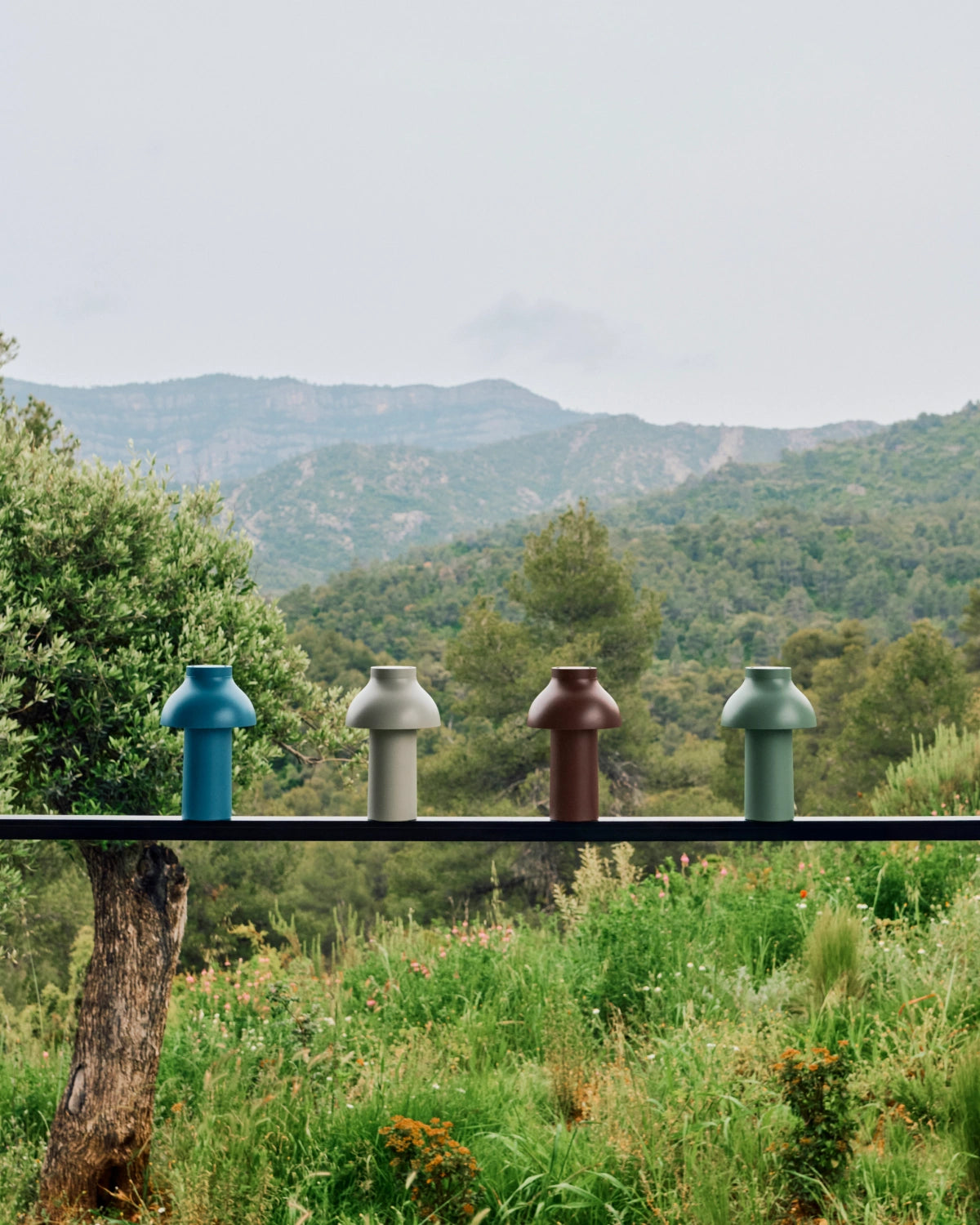 Lampe PC Portable de Pierre Charpin - Hay-Bleu-The Woods Gallery