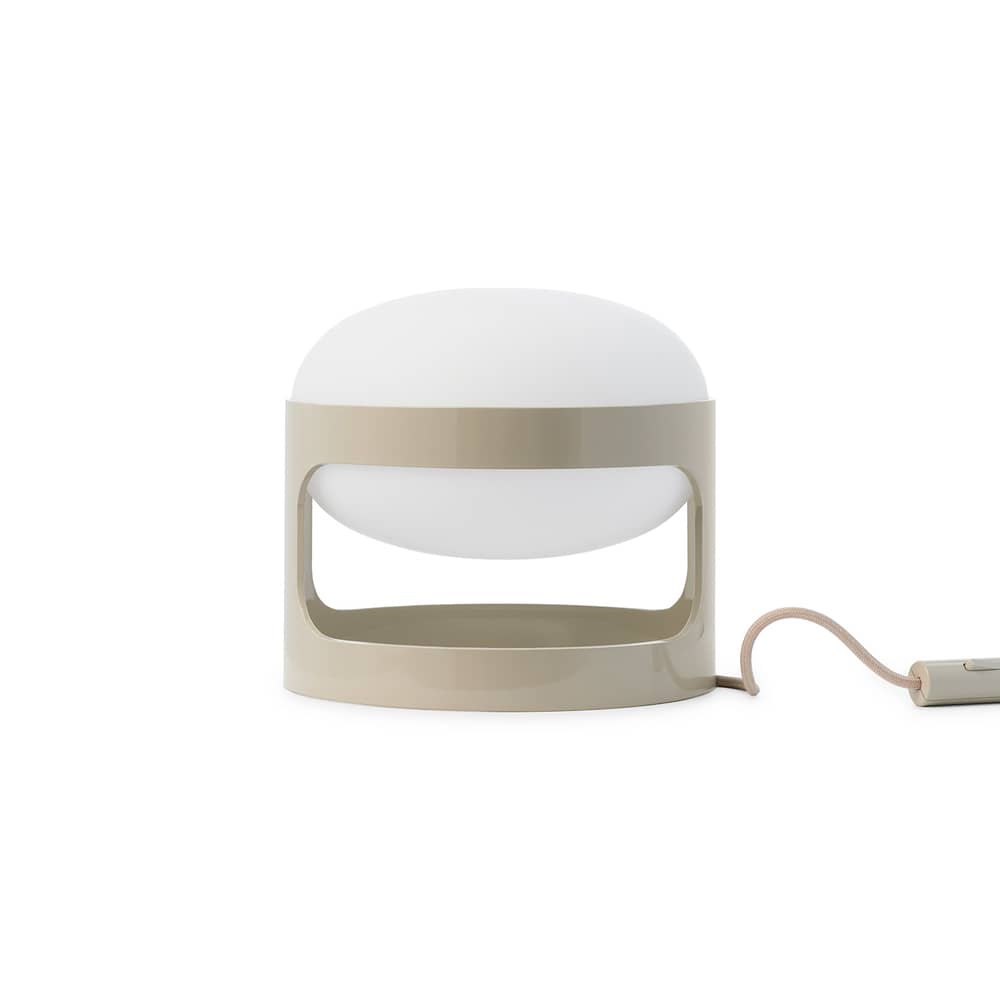 Lampe à poser KD28 de Joe Colombo - Kartell-Gris-The Woods Gallery