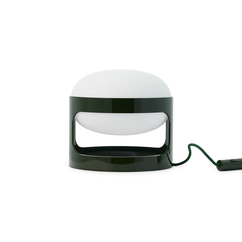 Lampe à poser KD28 de Joe Colombo - Kartell-Vert-The Woods Gallery