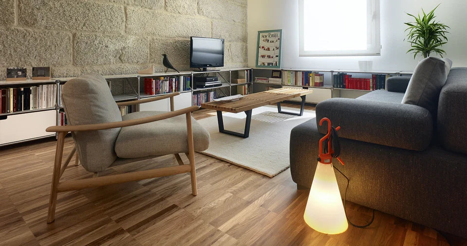 Lampe baladeuse Mayday de Konstantin Grcic - Flos-Noir-The Woods Gallery