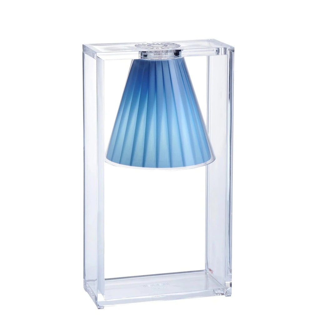 Lampe de table Light-Air version tissu d'Eugeni Quitllet - Kartell-Bleu ciel-The Woods Gallery