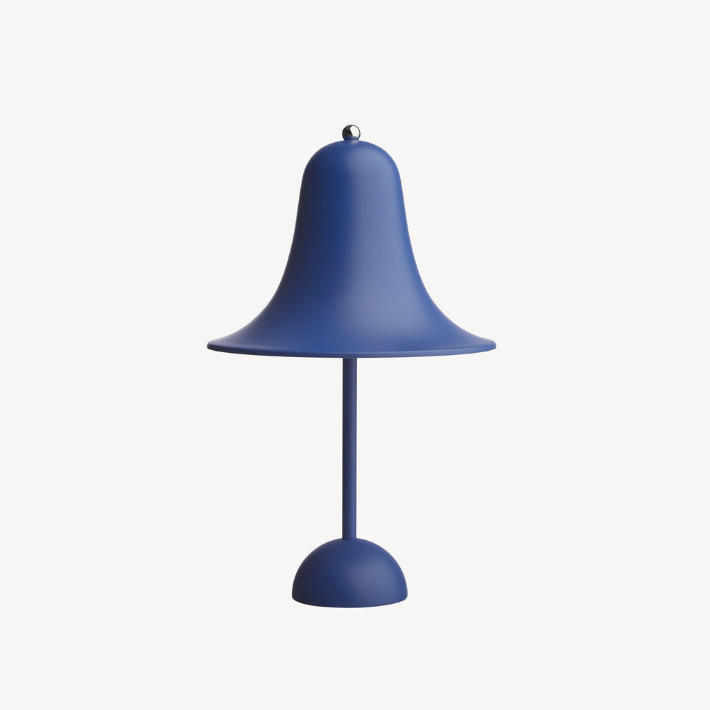Lampe de table Pantop Ø23 de Verner Panton - Verpan-Bleu-The Woods Gallery