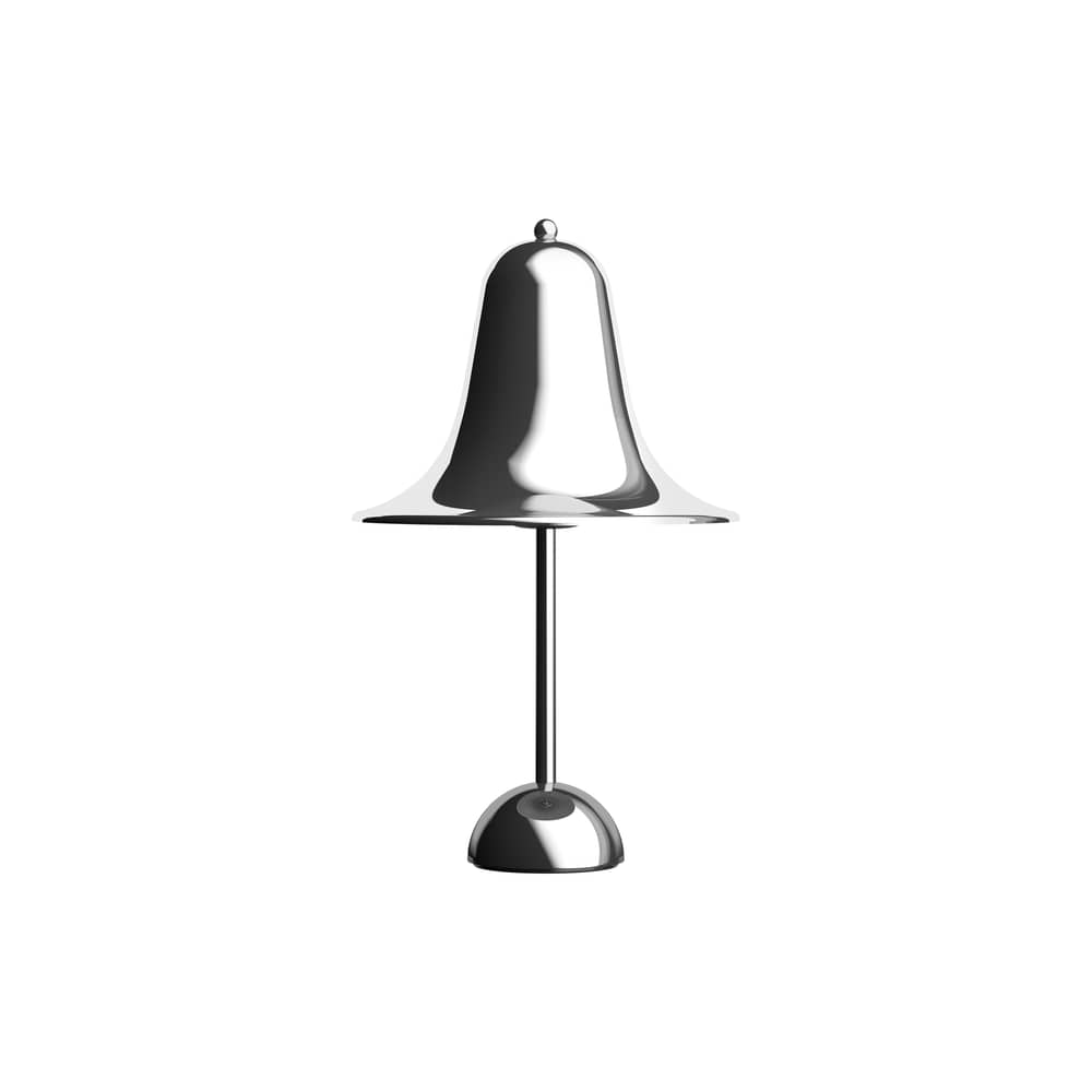 Lampe portable Pantop de Verner Panton - Verpan-Chrome-The Woods Gallery