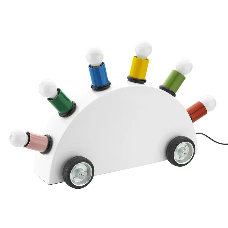 Lampe de table Super par Martine Bedin / 1981 - Memphis Milano-Blanc-The Woods Gallery
