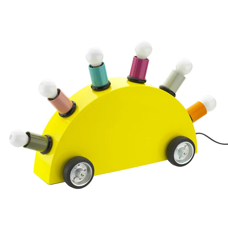 Lampe de table Super par Martine Bedin / 1981 - Memphis Milano-Jaune-The Woods Gallery