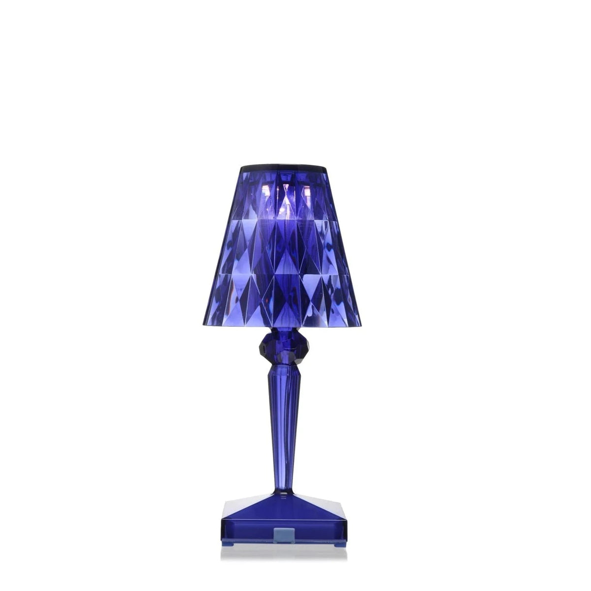 Lampe nomade Battery de Ferruccio Laviani - Kartell-Bleu-The Woods Gallery