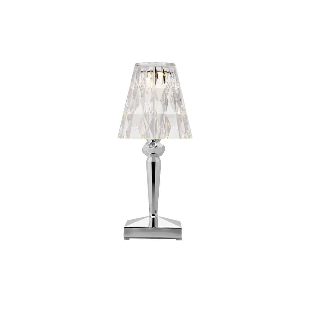 Lampe nomade Battery de Ferruccio Laviani - Kartell-Chromé-The Woods Gallery