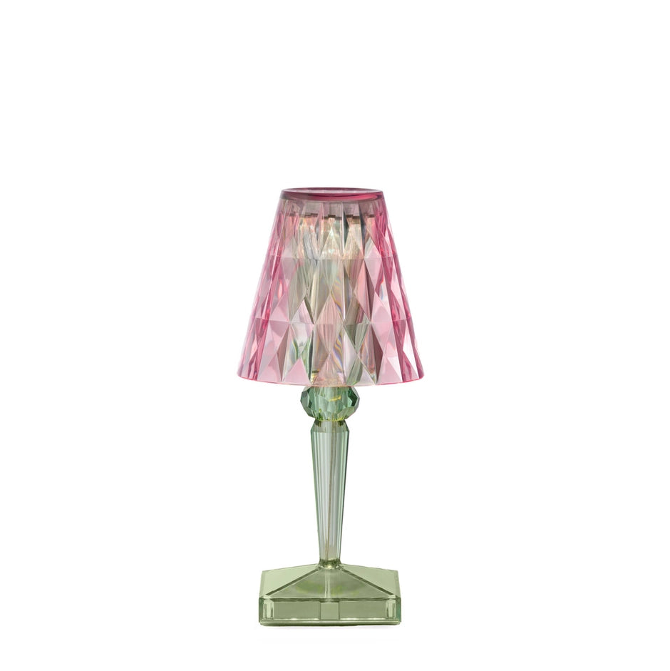 Lampe nomade Battery de Ferruccio Laviani - Kartell-Rose Vert-The Woods Gallery