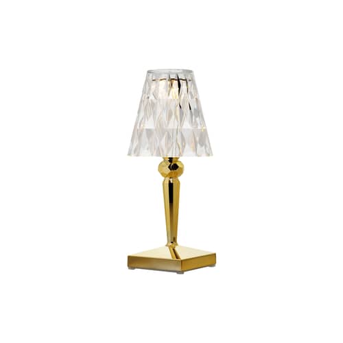 Lampe nomade Battery de Ferruccio Laviani - Kartell-Vert Orange-The Woods Gallery