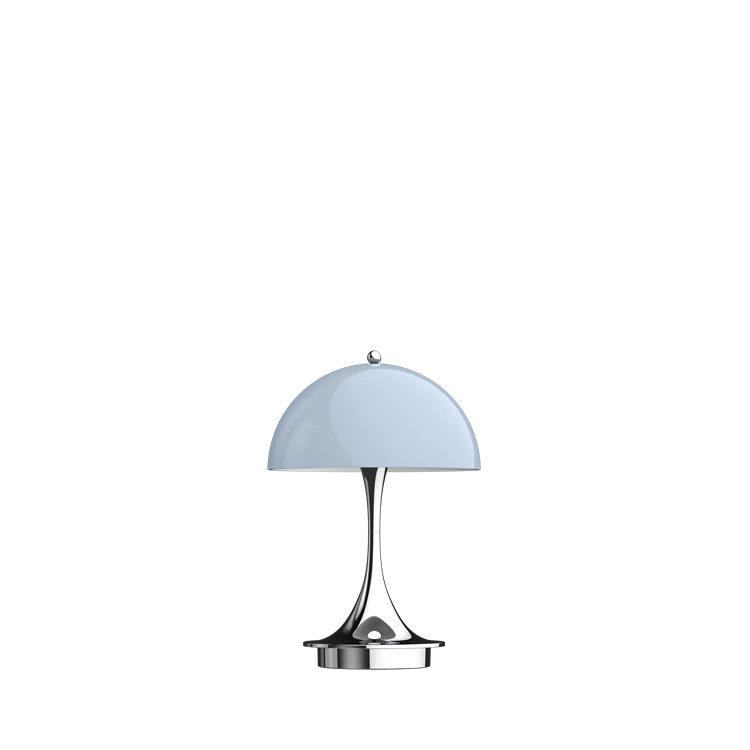 Lampe portable Panthella 160 - Louis Poulsen-Acrylique opale gris-The Woods Gallery