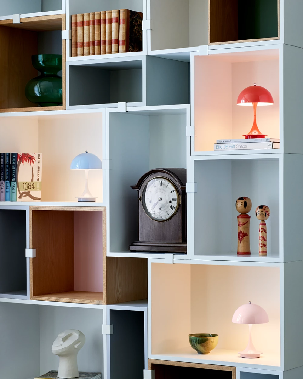 Lampe portable Panthella 160 - Louis Poulsen-Bleu pâle-The Woods Gallery