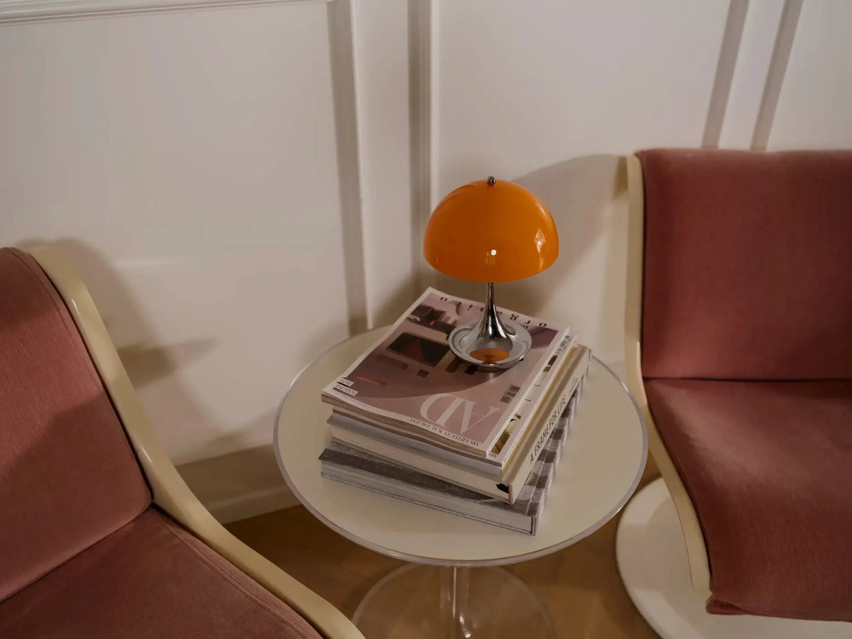 Lampe portable Panthella 160 The Originals de Verner Panton - Louis Poulsen-Orange-The Woods Gallery