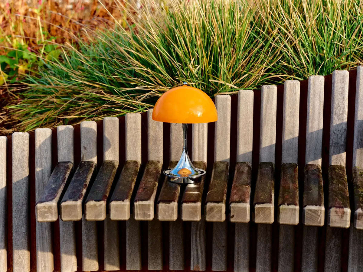 Lampe portable Panthella 160 The Originals de Verner Panton - Louis Poulsen-Orange-The Woods Gallery