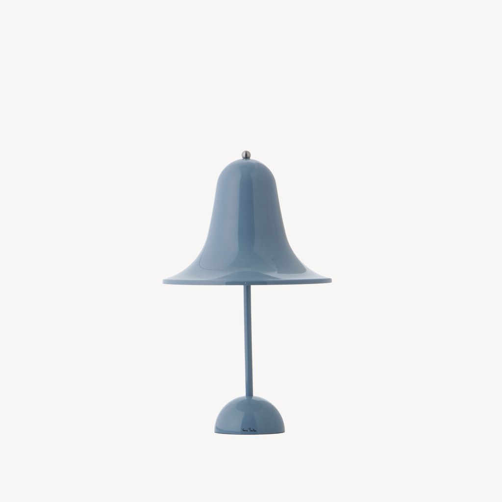 Lampe portable Pantop de Verner Panton - Verpan-Bleu sable-The Woods Gallery
