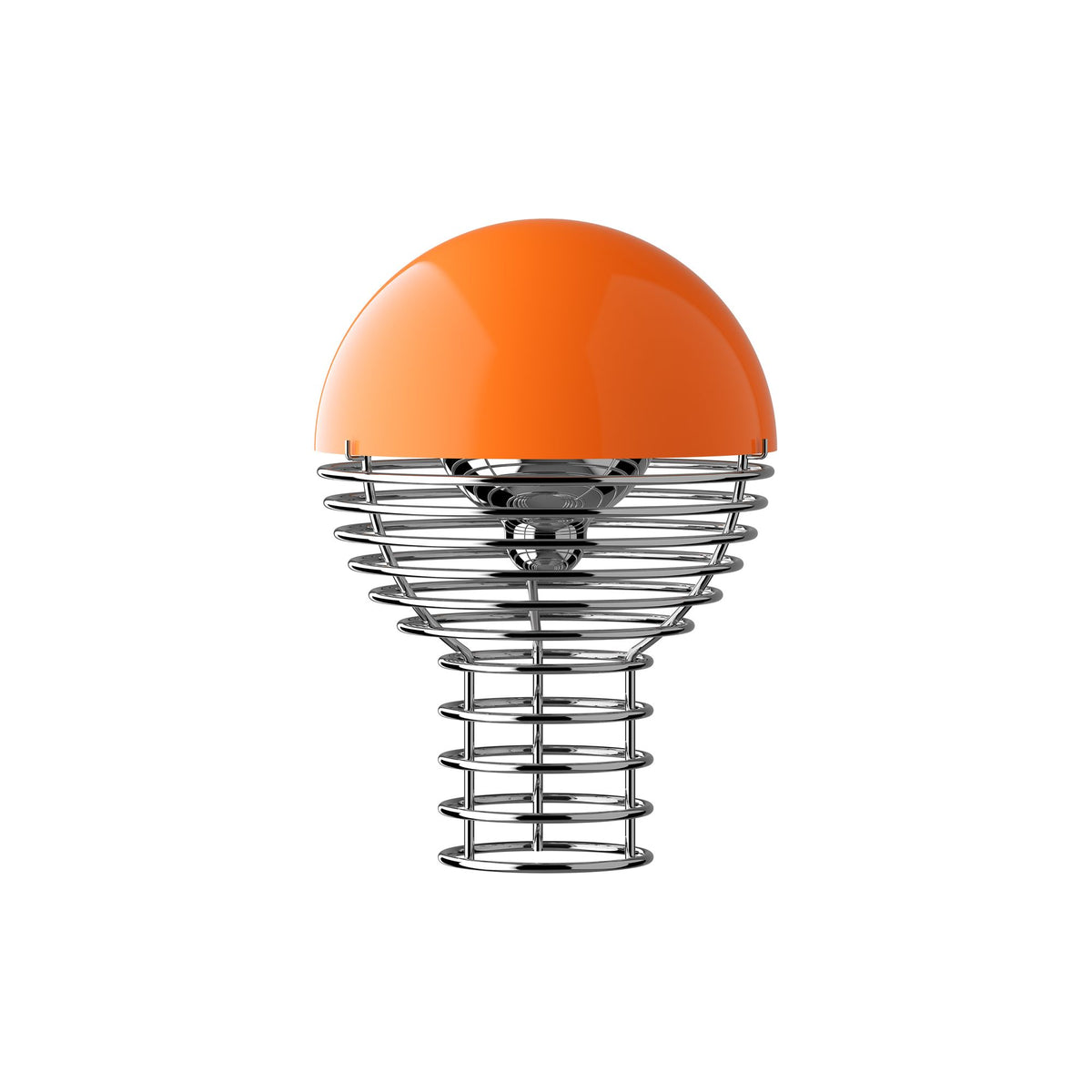 Lampe portable Wire Ø 18 cm de Verner Panton - Verpan-Blanc-The Woods Gallery