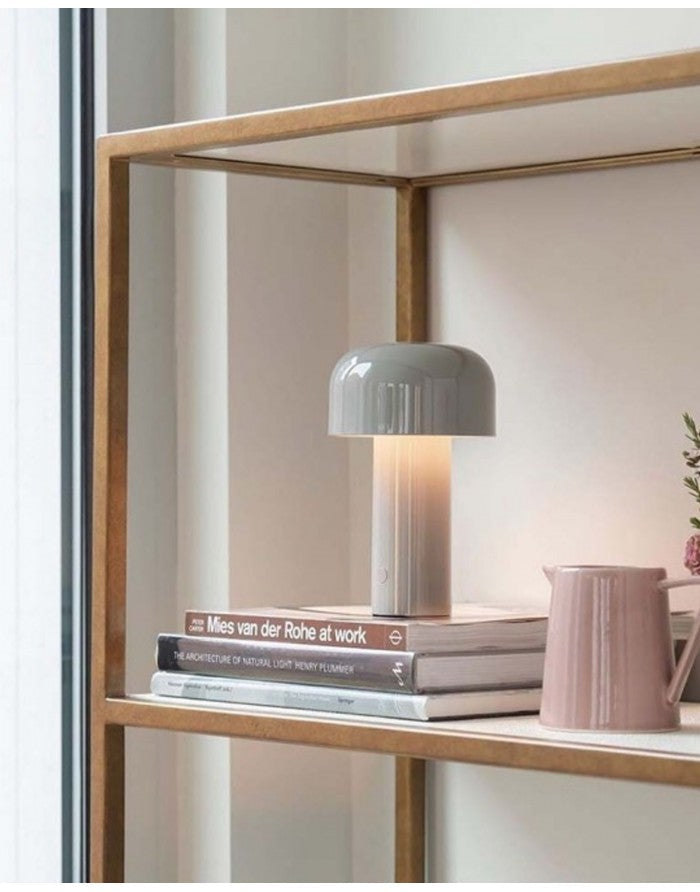 Lampe sans fil Bellhop de Barber & Osgerby - Flos-Gris-The Woods Gallery