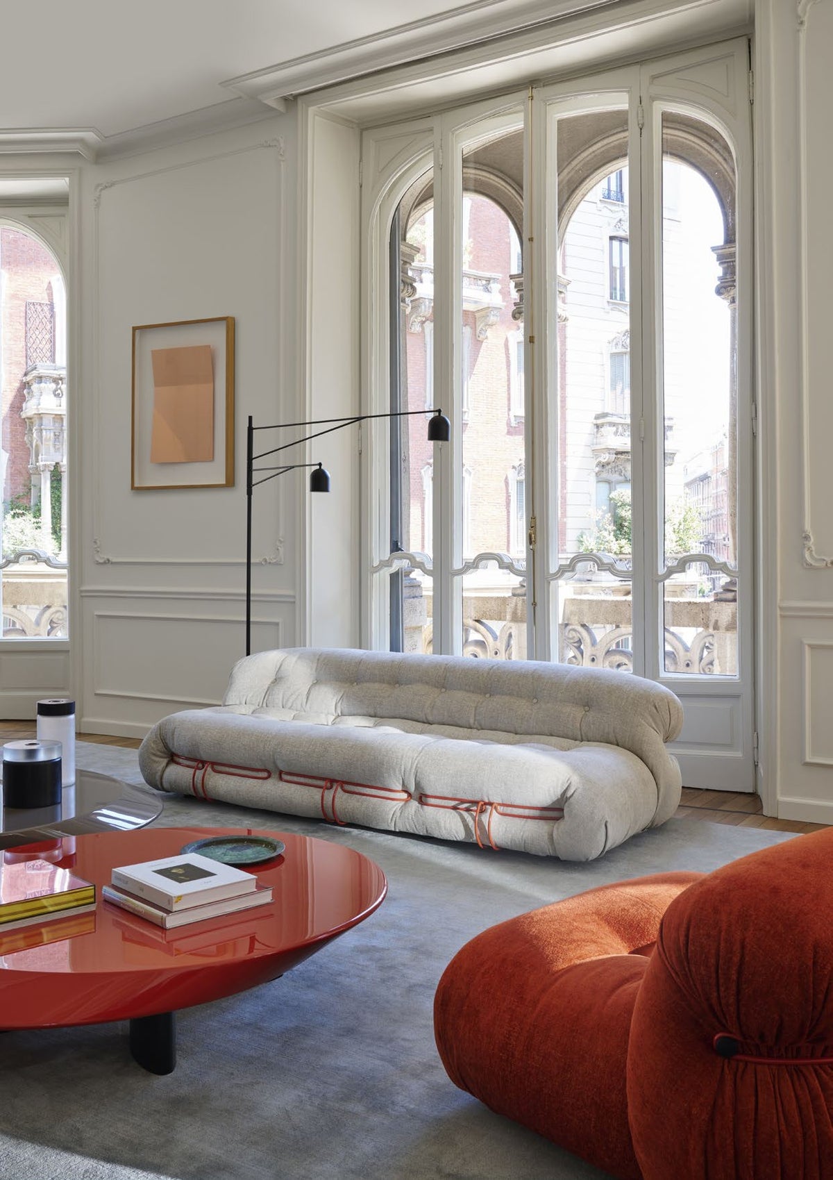 Canapé Soriana 2 places par Afra & Tobia Scarpa - Cassina-ambiance catalogue Cassina 2026 (vue 3)-The Woods Gallery
