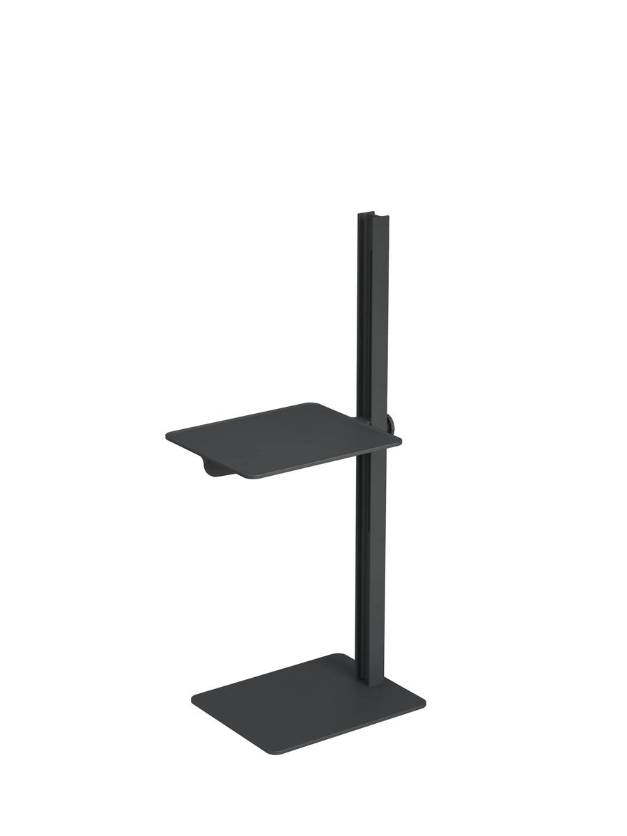 Étagère Museum Sidetable Ø 24, String Furniture, coloris noir, packshot sur fond blanc