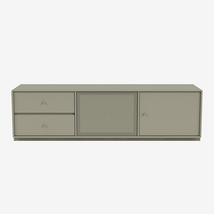 Meuble Tv Octave VI par Peter J. Lassen - Montana-144 Fennel-Plinthe h 3cm-The Woods Gallery