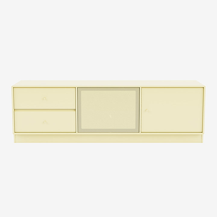 Meuble Tv Octave VI par Peter J. Lassen - Montana-159 Camomile-Plinthe h 7cm-The Woods Gallery
