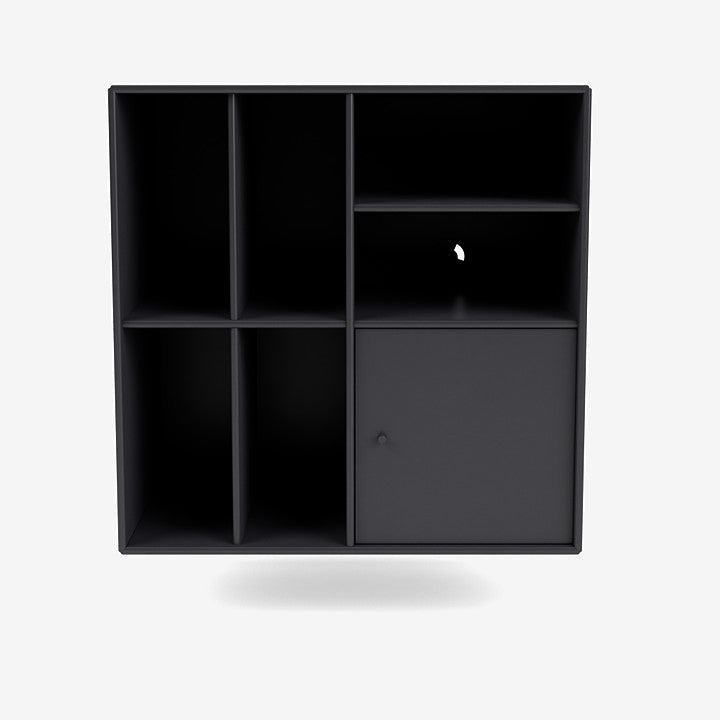 Meuble de Rangement Spin II par Peter J. Lassen - Montana-04 Anthracite-Avec rail de suspension-The Woods Gallery
