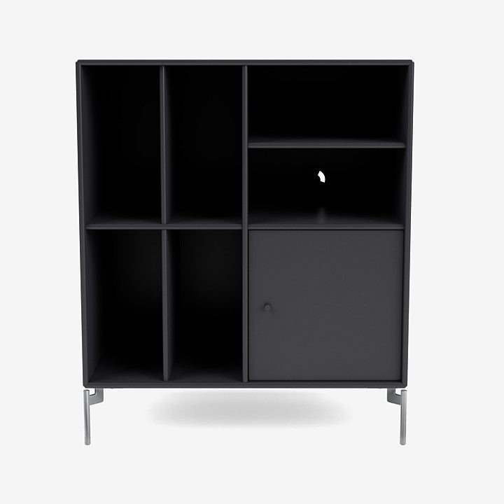 Meuble de Rangement Spin II par Peter J. Lassen - Montana-04 Anthracite-Pieds h 12.6cm-The Woods Gallery