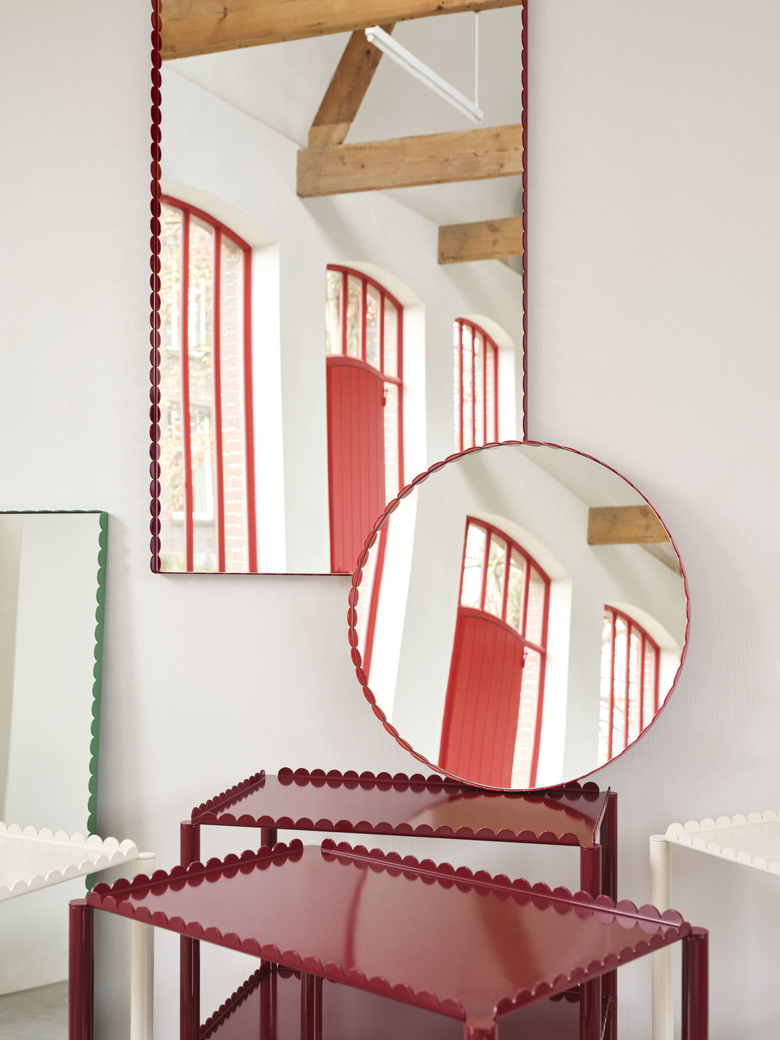 Miroir mural Arcs rectangulaire L - Hay-The Woods Gallery