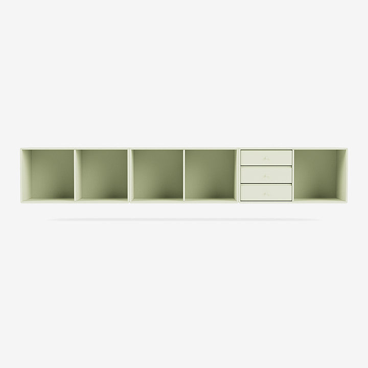 Module de Rangement Rest par Peter J. Lassen - Montana-140 Pomelo-Avec rail de suspensions-The Woods Gallery
