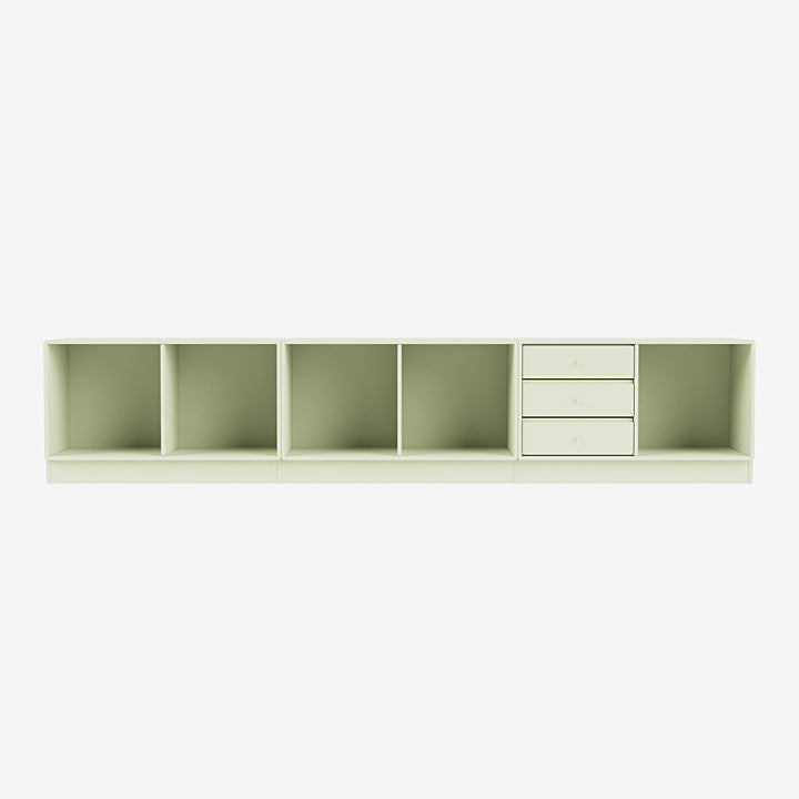 Module de Rangement Rest par Peter J. Lassen - Montana-140 Pomelo-Plinthe h 7cm-The Woods Gallery