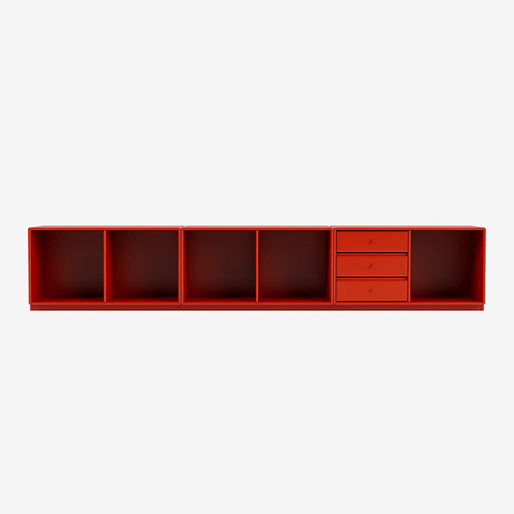 Module de Rangement Rest par Peter J. Lassen - Montana-145 Rosehip-Plinthe h 3cm-The Woods Gallery