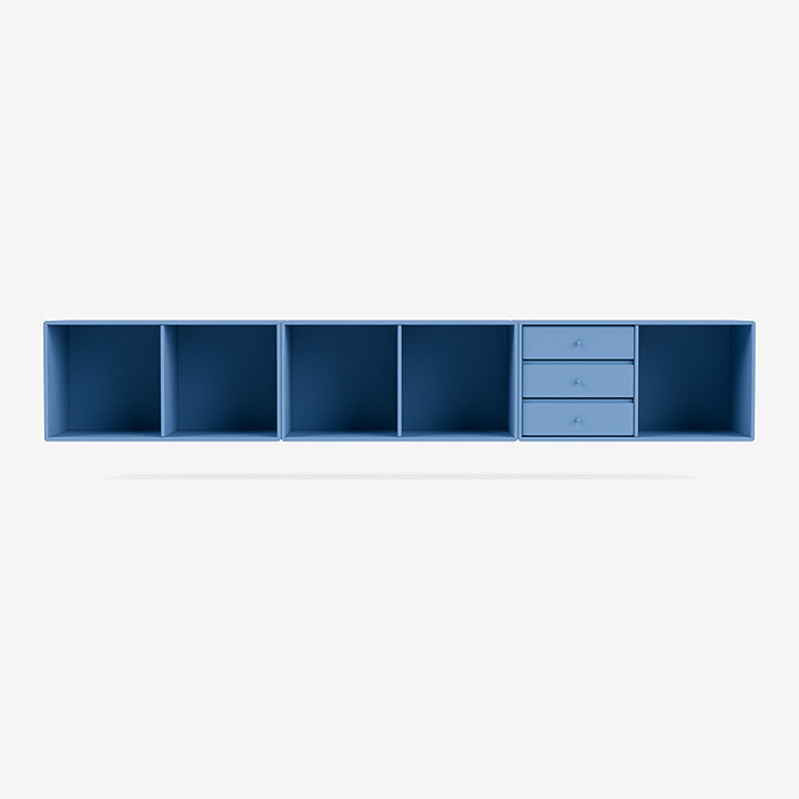 Module de Rangement Rest par Peter J. Lassen - Montana-154 Azure-Avec rail de suspensions-The Woods Gallery