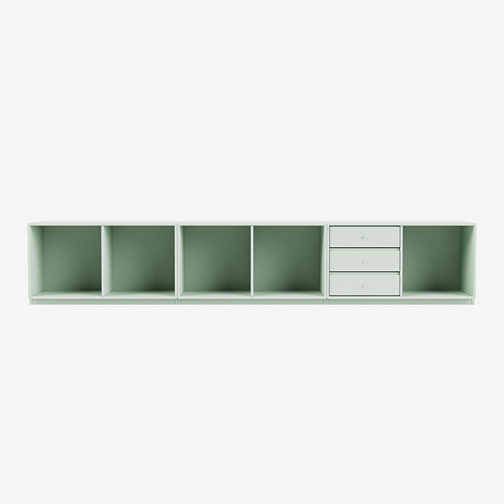Module de Rangement Rest par Peter J. Lassen - Montana-161 Mist-Plinthe h 3cm-The Woods Gallery