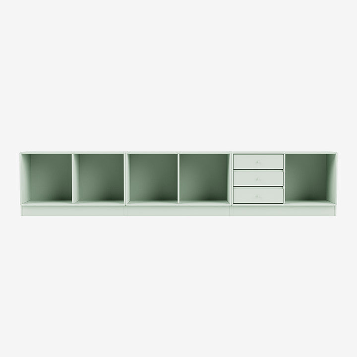 Module de Rangement Rest par Peter J. Lassen - Montana-161 Mist-Plinthe h 7cm-The Woods Gallery