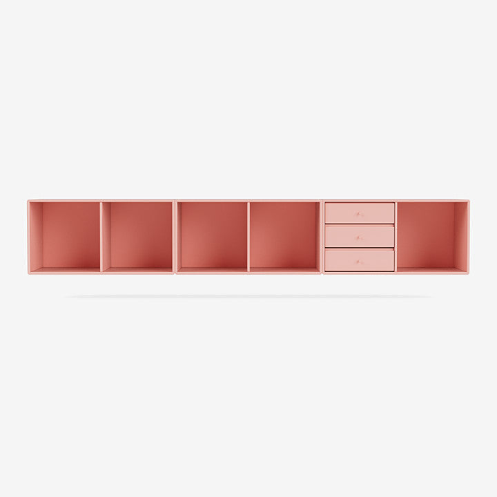Module de Rangement Rest par Peter J. Lassen - Montana-167 Ruby-Avec rail de suspensions-The Woods Gallery