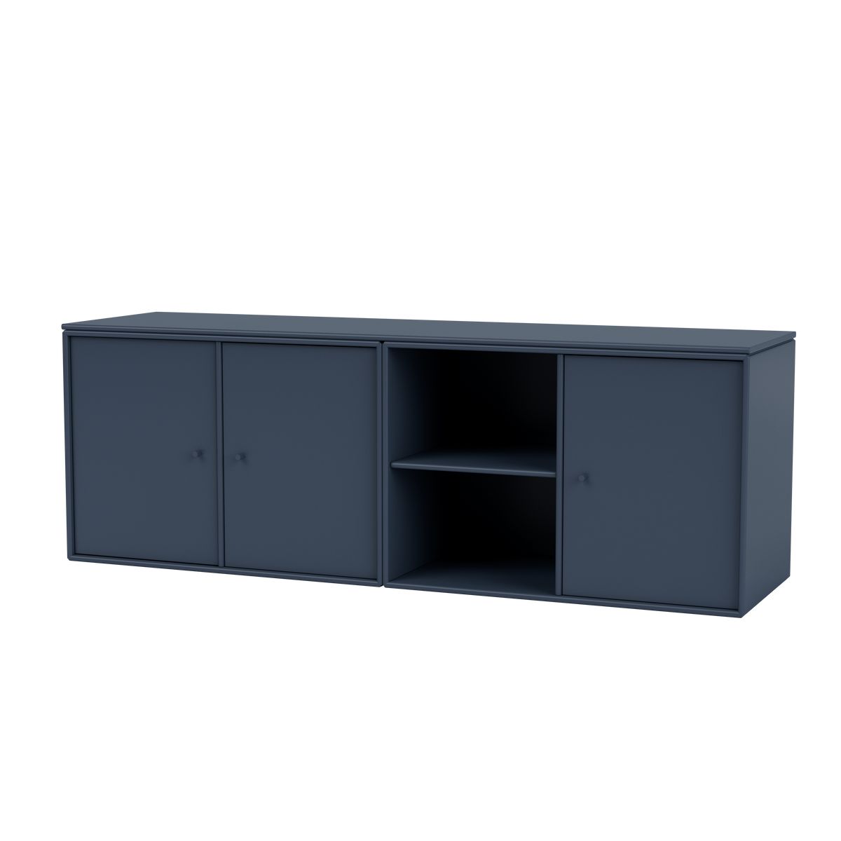 Module de Rangement Save par Peter J. Lassen, laque 138 Juniper, suspendu au mur, packshot Montana