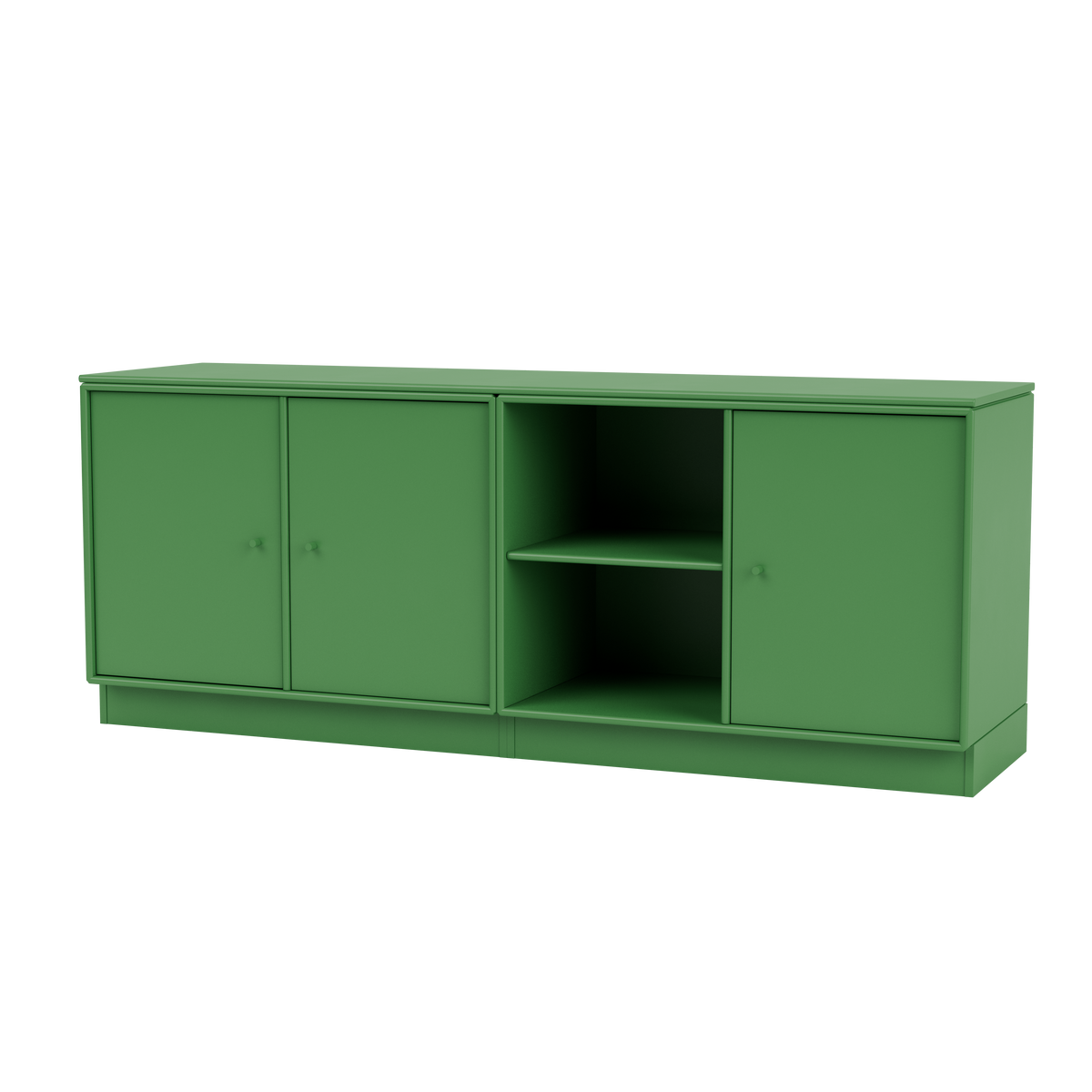 Module de Rangement Save par Peter J. Lassen, laque 152 Parsley, sur socle de 7 cm, packshot Montana