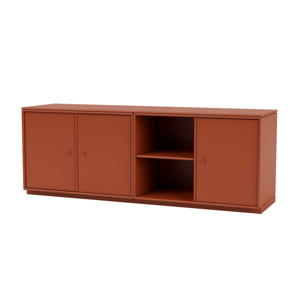 Module de Rangement Save par Peter J. Lassen, laque 162 Hokkaido, sur socle de 3 cm, packshot Montana