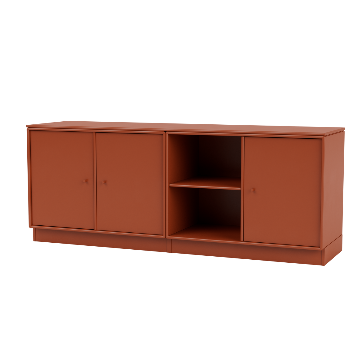 Module de Rangement Save par Peter J. Lassen, laque 162 Hokkaido, sur socle de 7 cm, packshot Montana