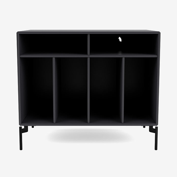 Module de Rangement Spin I par Peter J. Lassen - Montana-04 Anthracite-Pieds h 12.6cm-The Woods Gallery