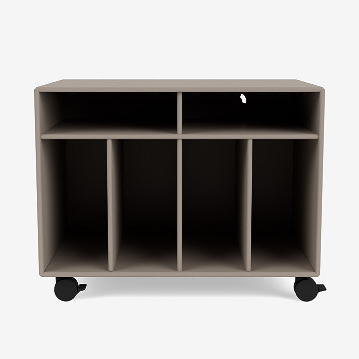 Module de Rangement Spin I par Peter J. Lassen - Montana-141 Truffle-Roulettes h 6.8cm-The Woods Gallery